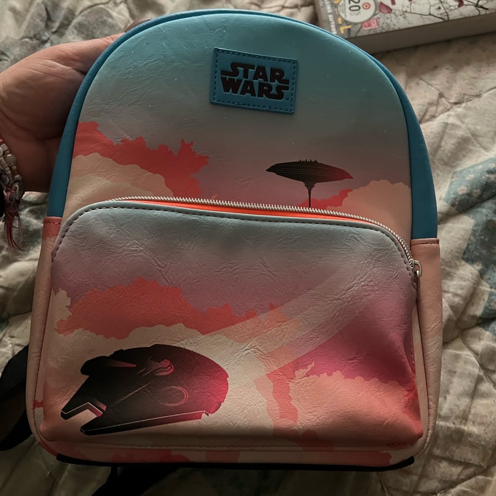 Star Wars mini Backpack - Blue and Pink